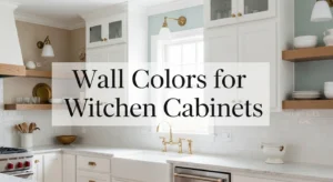 Modern Kitchen Color Ideas for Homes with White Cabinets
